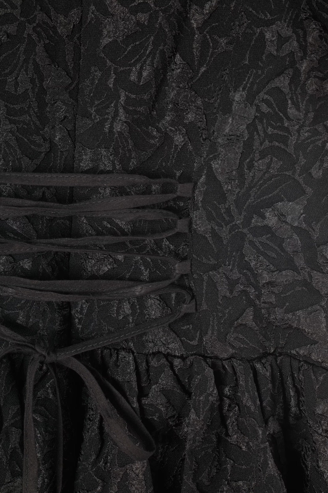 KAI Structured Mini Puff Sleeved Dress