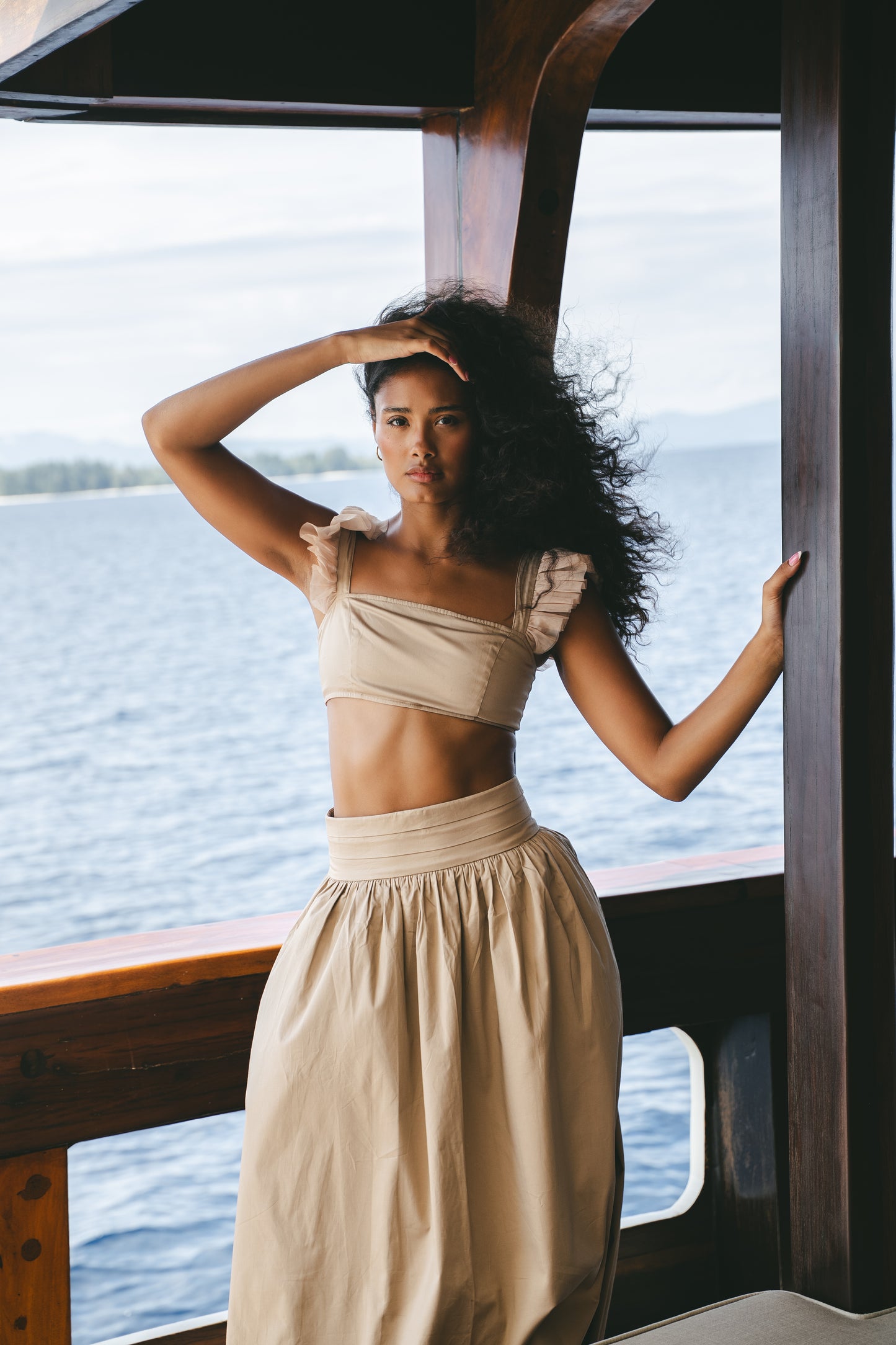 High Waist Midi Skirt